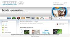 Desktop Screenshot of interpetcatalogue.com